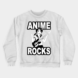 Anime Rocks! Crewneck Sweatshirt